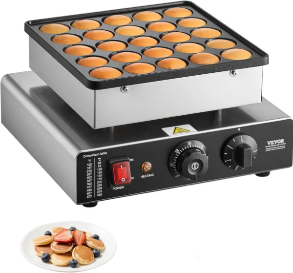 mini pannkoogimasin - ülevalt vaade