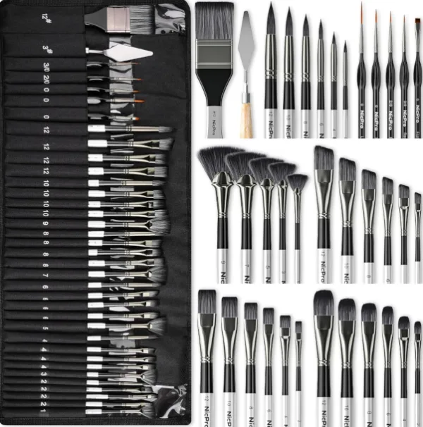 36 ühikuline pintslite komplekt