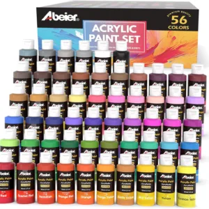 Akrüülvärvide komplekt - 56 värvi - 60ml