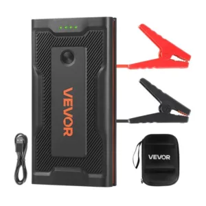 Käivitusabi 1000A peavaade klambrite, USB ja kotiga