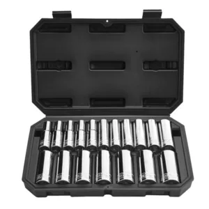 Pesavõtmete komplekt avatud karbis kroomitud 10-27mm pesad