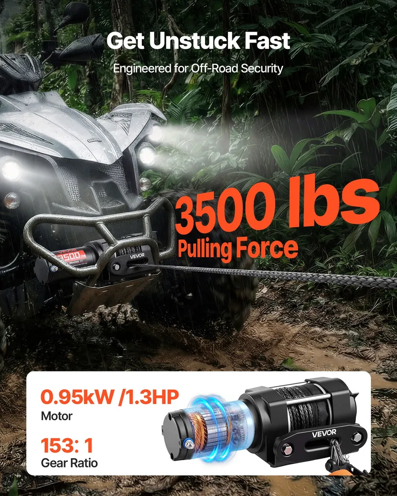 ATV vints 1587kg puldiga – lähivaade