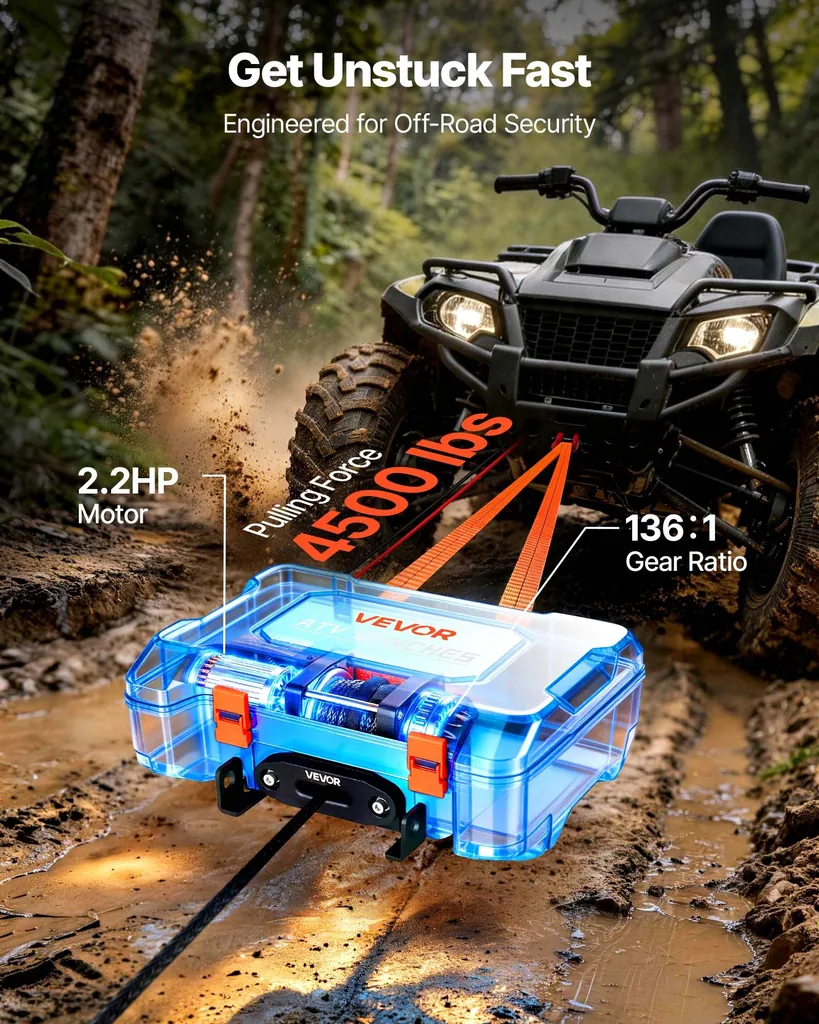 ATV vints 2041kg sünteetiline köis – detailid