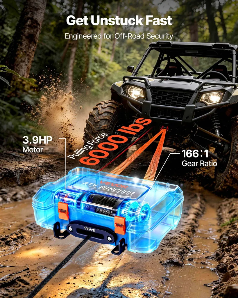ATV vints 2721kg sünteetiline köis – detailid