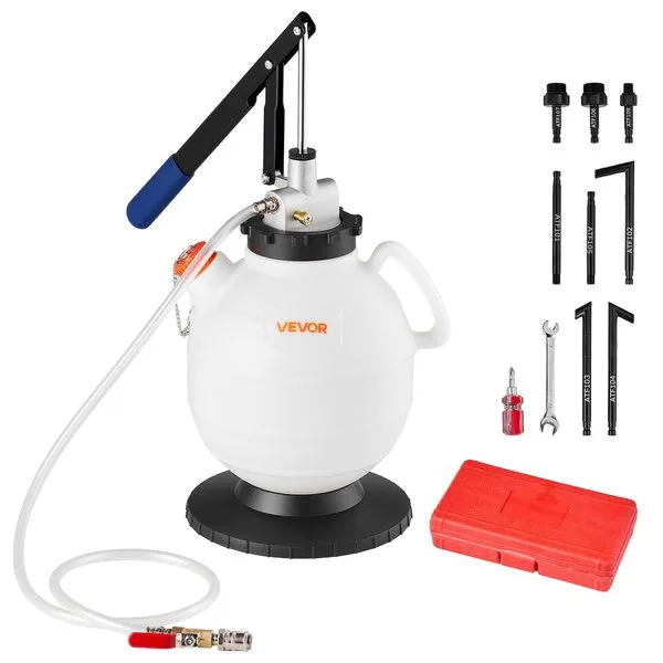 Käigukastiõli pump peavaade 7,5L paak, voolik ja 8 ATF-adapterit