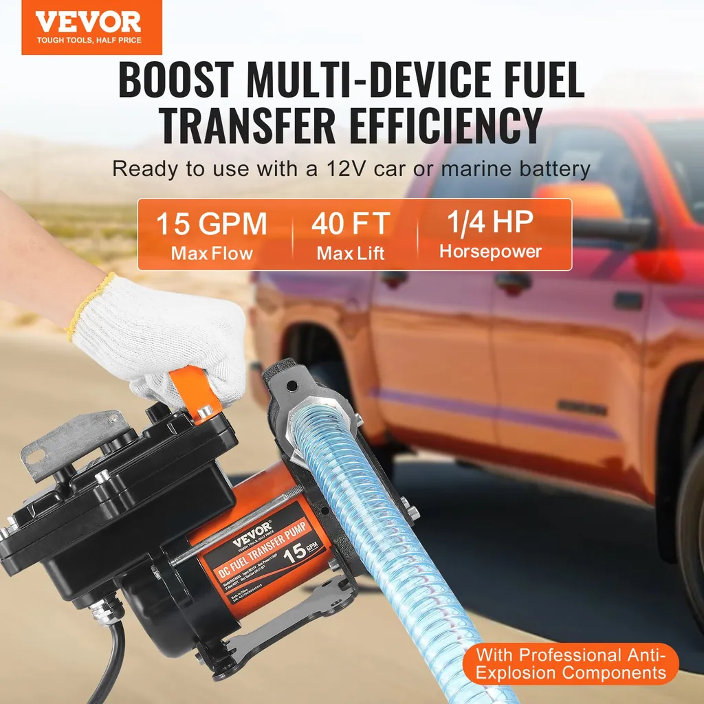 Kütusepump 12V 186W – lähivaade