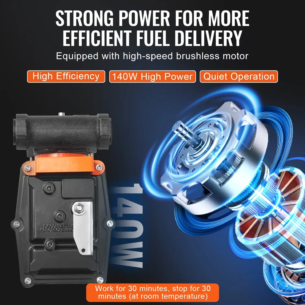 Kütusepump 12V 186W – mõõdud