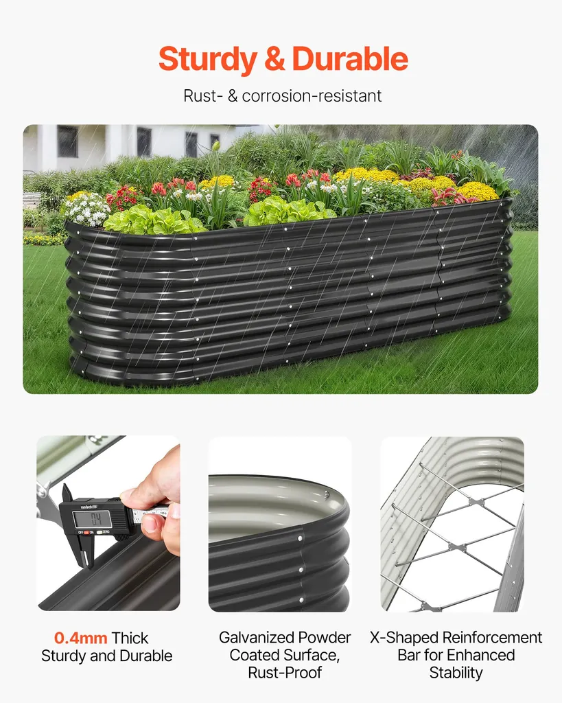 Peenrakast tsingitud 2400x600x600mm – detailid